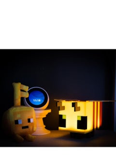 MINECRAFT Creative Bee LED Night Light - Home Decor Table Lamp for Kids, Bedroom Atmosphere, Gift for Children, Luminous Model Toy  - Image 4