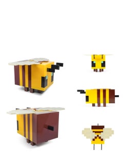 MINECRAFT Creative Bee LED Night Light - Home Decor Table Lamp for Kids, Bedroom Atmosphere, Gift for Children, Luminous Model Toy  - Image 3
