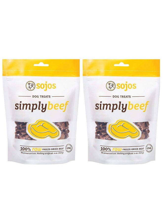 Sojos Sojos Sojos Simply Beef Dog Treats, Pack of 2  - Image 1