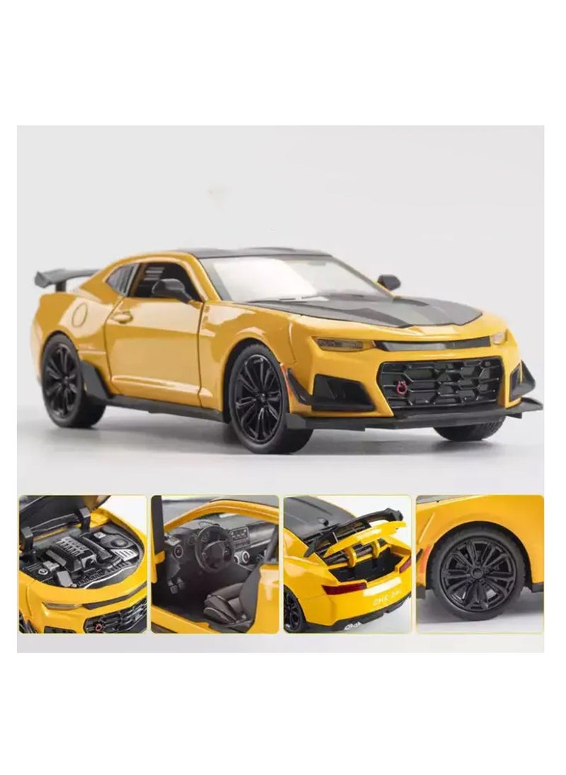Toyland 1:24 scale Die cast metal car with Simulation Sound,Light,Pullback Action and Opening Doors and hood  - Image 3