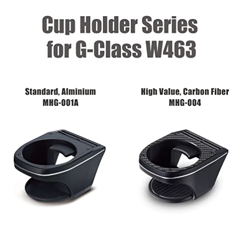 AZUTO Cup Holder Carbon Fiber for Mercedes-Benz G Class W463 MHG-004 - Image 4