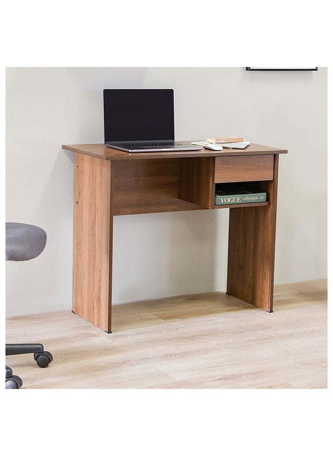 DANUBE HOME - طاولة كمبيوتر Maura مكتب مكتب محطة عمل حديثة للكمبيوتر المحمول طاولة ألعاب خشبية طاولة دراسة للمنزل والمكتب L 90 × العرض 45 × الارتفاع 75 سم كولومبيا - Image 1