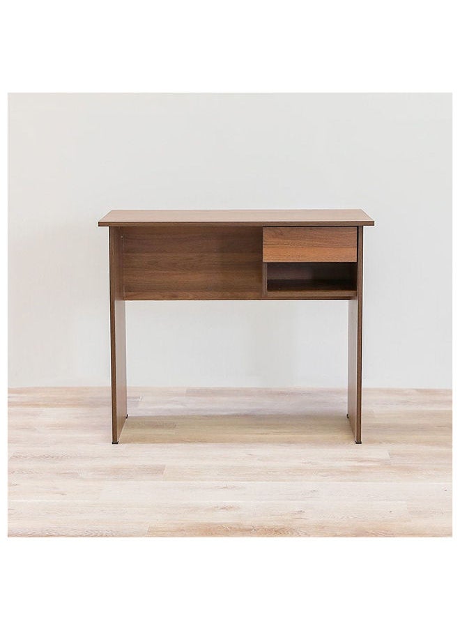 DANUBE HOME - طاولة كمبيوتر Maura مكتب مكتب محطة عمل حديثة للكمبيوتر المحمول طاولة ألعاب خشبية طاولة دراسة للمنزل والمكتب L 90 × العرض 45 × الارتفاع 75 سم كولومبيا - Image 1
