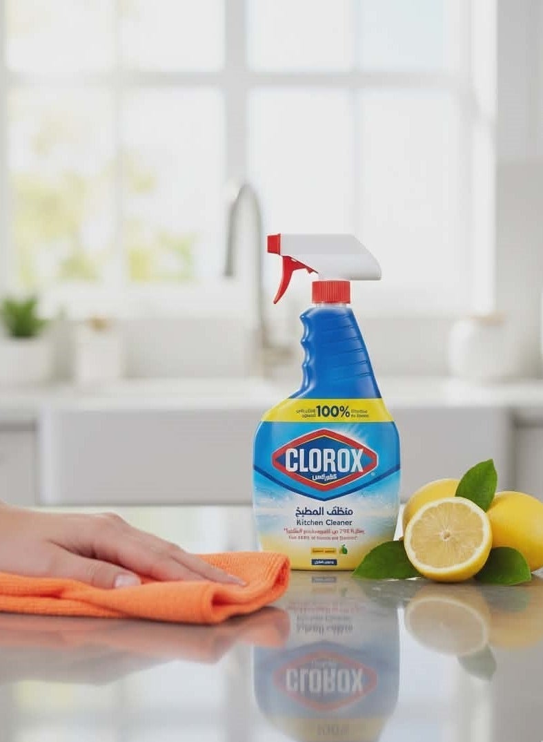 كلوركس منظف المطبخ المتخصص برائحة الليمون – 500 مل - Image 2