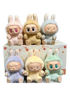 Arabest Labubu Backpack Plush Doll Keychain Hanging Ornament Stress Relief Gift Accessory  - Image 2