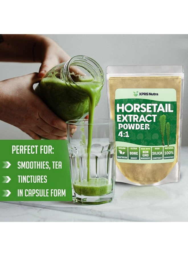 XPRS Nutra Horsetail Extract Powder For Hair Nail And Bone Growth High Potency Horsetail Root Powder High Silica Content For Maximum Results Vegan Friendly Horstail Extract (8 Oz) - Image 4