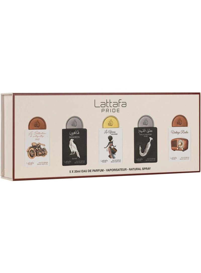 Lattafa Pride 1 x 5 Piece Giftset Collection 3 - 20*5 ml - Image 1