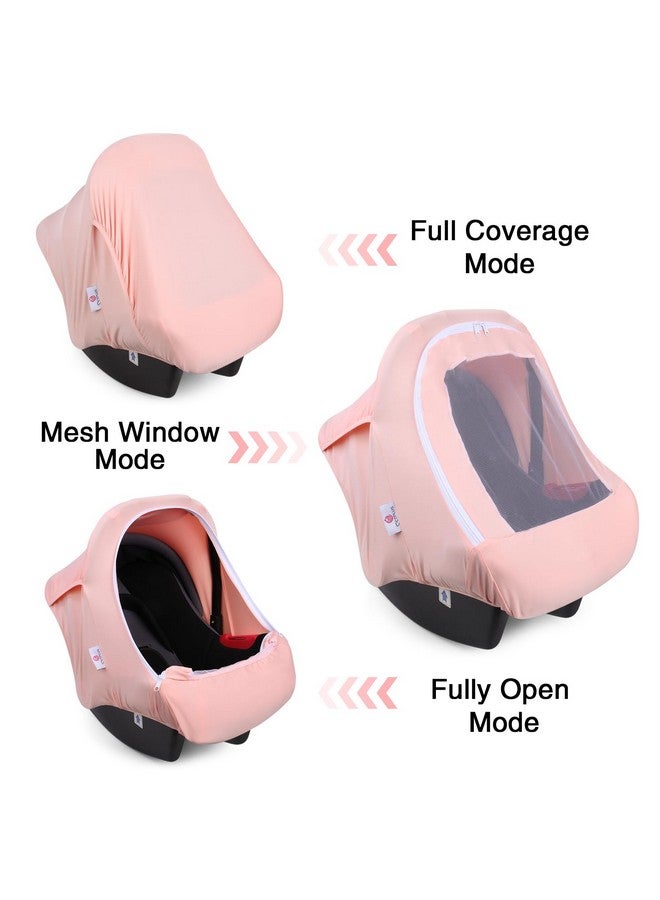 Metplus غطاء مقعد السيارة للأطفال 2 في 1 من ميتبلس، غطاء متعدد الاستخدامات لمقعد السيارة مع مظلة شمسية للخصوصية، احمِ مقعد طفلك بأمان وأناقة، أغطية لحامل الرضع للأولاد والبنات - Image 2
