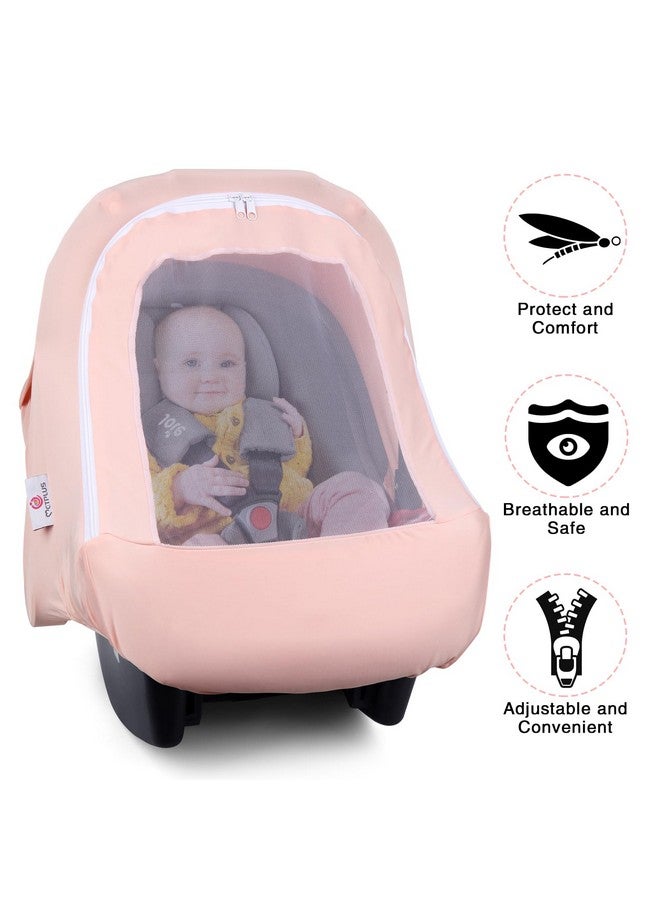 Metplus غطاء مقعد السيارة للأطفال 2 في 1 من ميتبلس، غطاء متعدد الاستخدامات لمقعد السيارة مع مظلة شمسية للخصوصية، احمِ مقعد طفلك بأمان وأناقة، أغطية لحامل الرضع للأولاد والبنات - Image 4