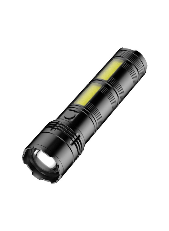 High-Intensity Flashlight with Colorful Digital Display and Dual-Sided Camping Light