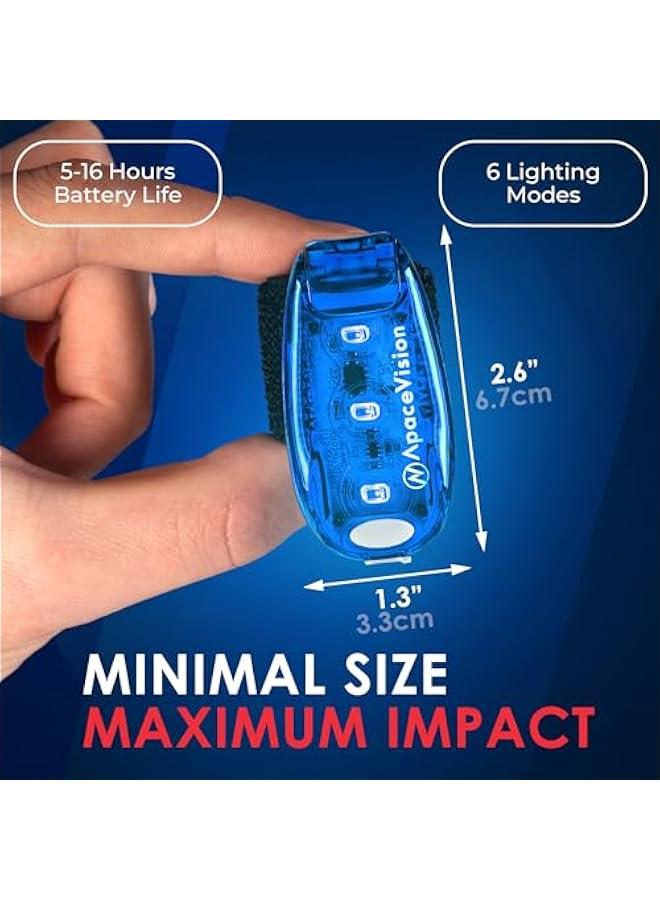 Arabest EverLightFX USB Rechargeable LED Safety Light (2 Pack) by Apace - Super Bright Bike Tail Light Works Brilliantly as Running Light for Joggers, Pets, Bicycle Strobe or Rear Clip On Lights - Image 4