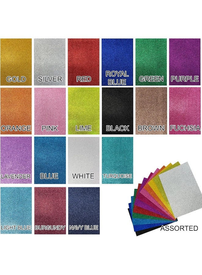 allgala Allgala 12 Pack Self-Adhesive Glitter EVA Foam Paper 8 x 12inch Sheets-Silver-CF85202  - Image 3