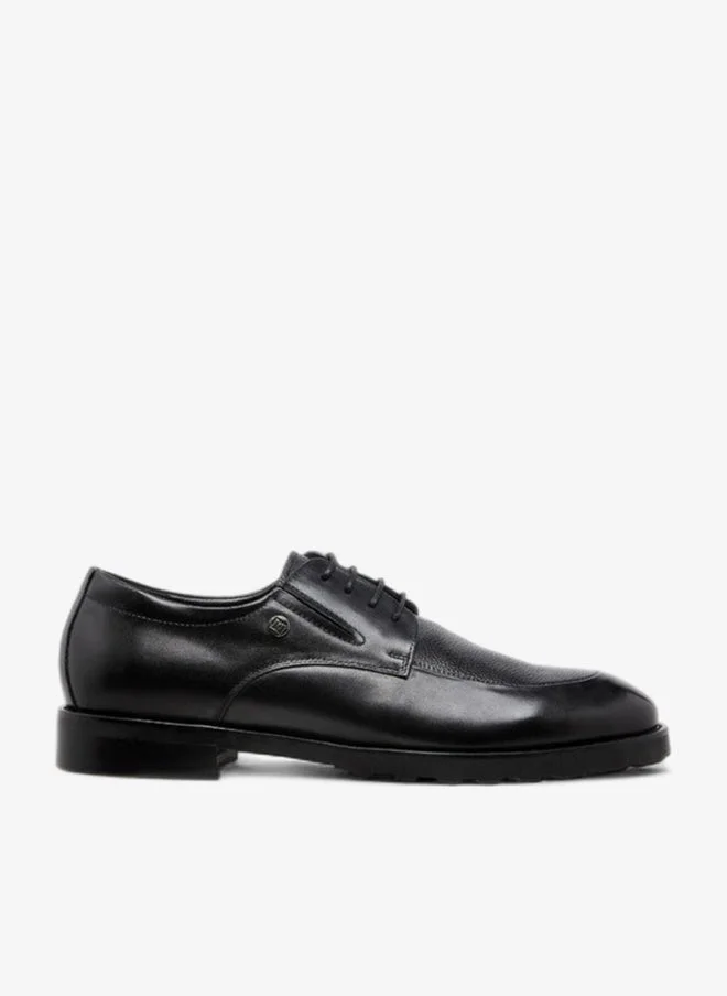 DUCHINI Black Men Leather Lace-Up Derby Shoes for Men | Best Price UAE