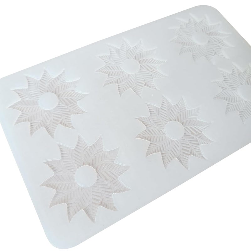 MoldBerry Garnising Mold Flower Shape Silicone Garnish Making Mold Chocolate Mould Candy Crayons Fondant Resin Cake Decoration Tools for DIY Dessert Decoration Garnish Pack of 1 - Image 4