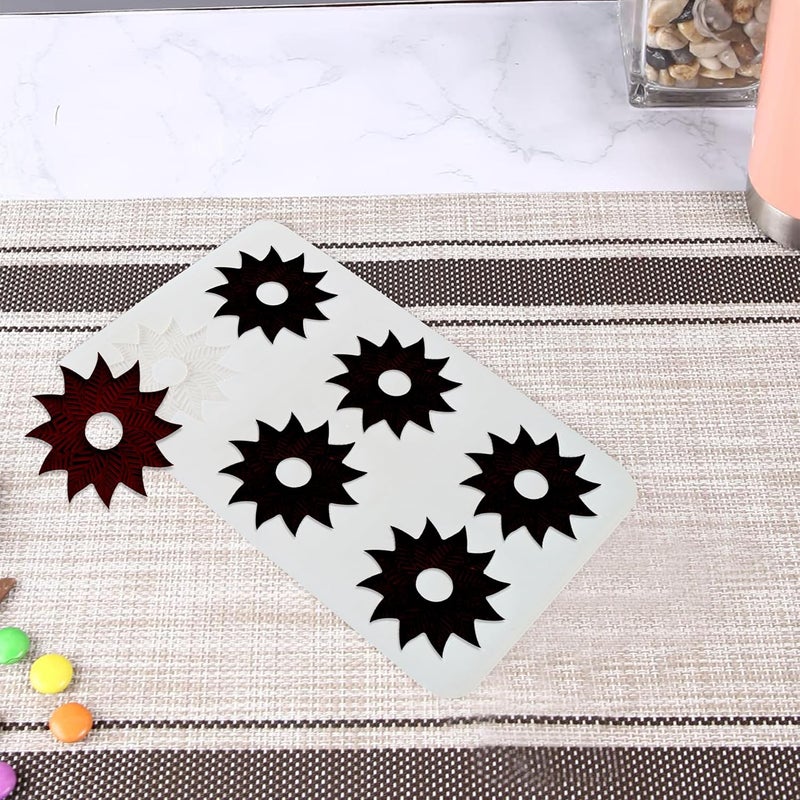 MoldBerry Garnising Mold Flower Shape Silicone Garnish Making Mold Chocolate Mould Candy Crayons Fondant Resin Cake Decoration Tools for DIY Dessert Decoration Garnish Pack of 1 - Image 5