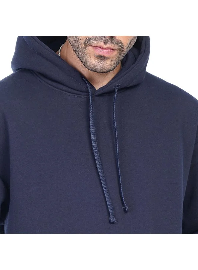 Coup Coup Mens - Plain Hooded Sweatshirt With Long Sleeves