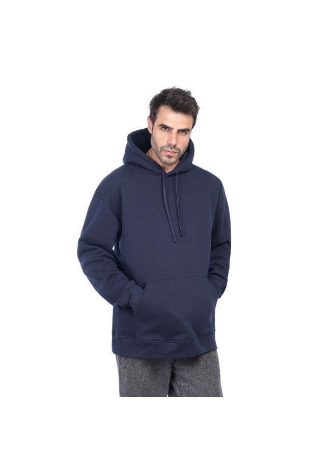 Coup Mens - Plain Hooded Sweatshirt With Long Sleeves - Image 1