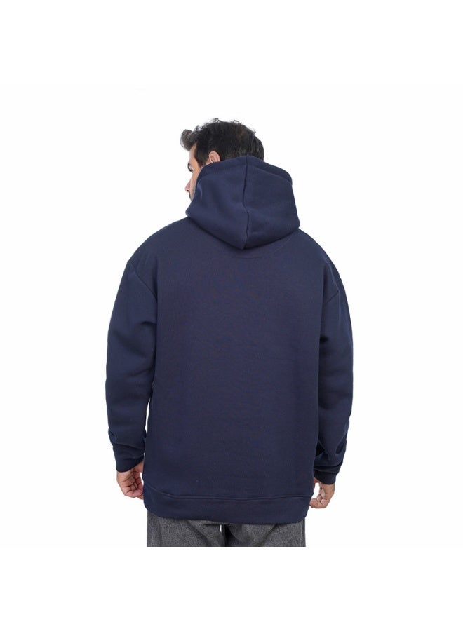 Coup Mens - Plain Hooded Sweatshirt With Long Sleeves - Image 3