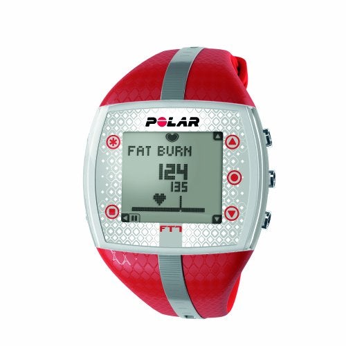 Polar FT7 Heart Rate Monitor Watch (Red/ Silver) - Image 5