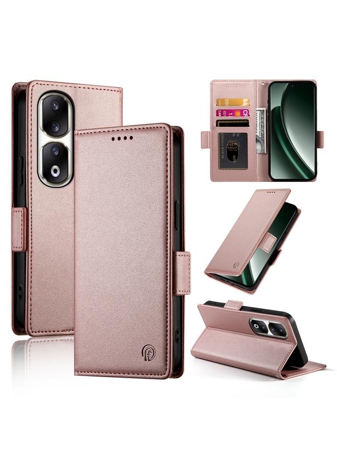 S-TOP Case For Realme GT 6 Global Side Buckle Magnetic Frosted Leather Phone Case - Image 1