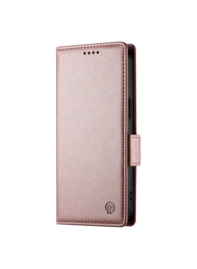 S-TOP Case For Realme GT 6 Global Side Buckle Magnetic Frosted Leather Phone Case - Image 2