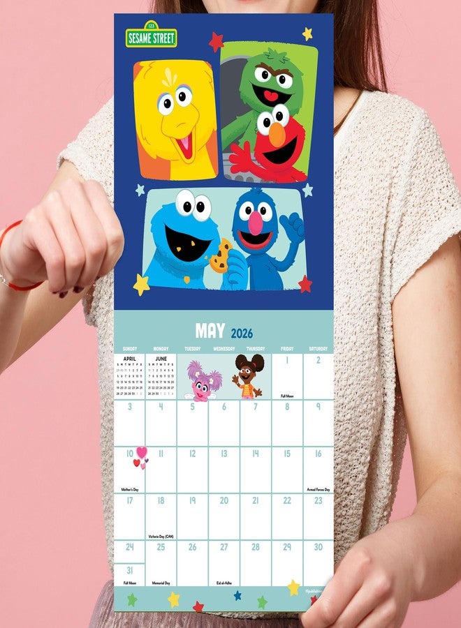 TF Publishing 2026 Sesame Street Mini Calendar with Monthly Grids for Appointments and Scheduling - Vertical Small Wall Calendar 2026 with Premium Matte Paper for Home and Office Organization - 7x7in - Image 5