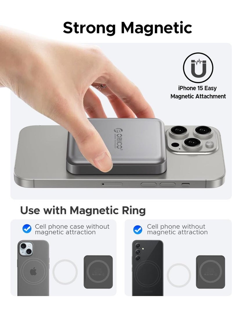 ORICO 2TB Magnetic External SSD Memory, 4K ProRes HDR Record and Store, 2000MB/s Stable Transmission and Storage, Portable Solid State Drive, Compatible with USB-C Smartphone - A20PLUS - Image 4