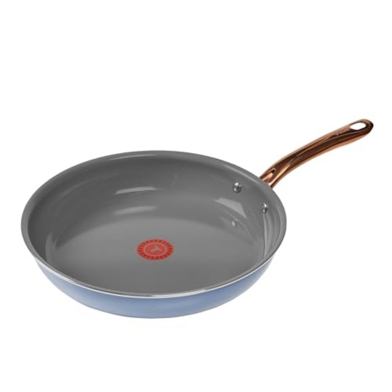 TFal Preserve Ceramic Nonstick Frying Pan Skillet 12inch Oven Broiler Safe up to 350F Cookware InoCeram Glide Technology Frying Pan Skillet Pots  Pans Blue
