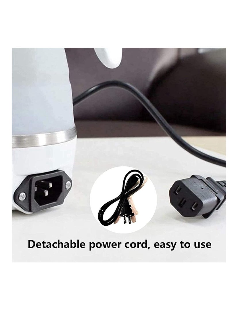 غلاية كهربائية قابلة للطي للسفر - غلاية محمولة فائقة النحافة مصنوعة من السيليكون عالي الجودة، جهد مزدوج وسلك طاقة قابل للفصل، 555 مل 110-220 فولت أمريكي (أبيض) - Image 5