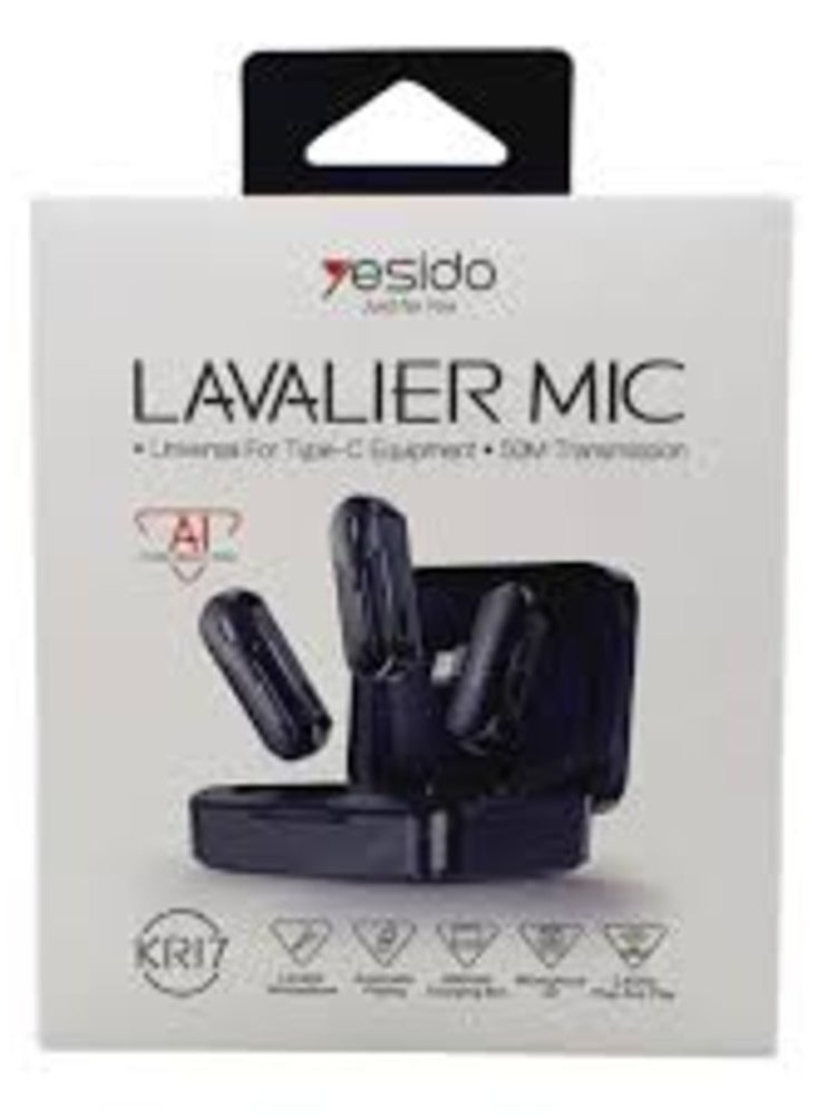 Yesido YESIDO KR17 2 in 1 Type-C Wireless Microphone with Charging Box  - Image 1