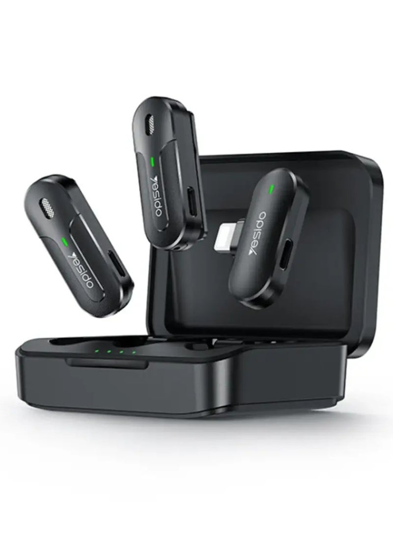 Yesido YESIDO KR17 2 in 1 Type-C Wireless Microphone with Charging Box  - Image 2