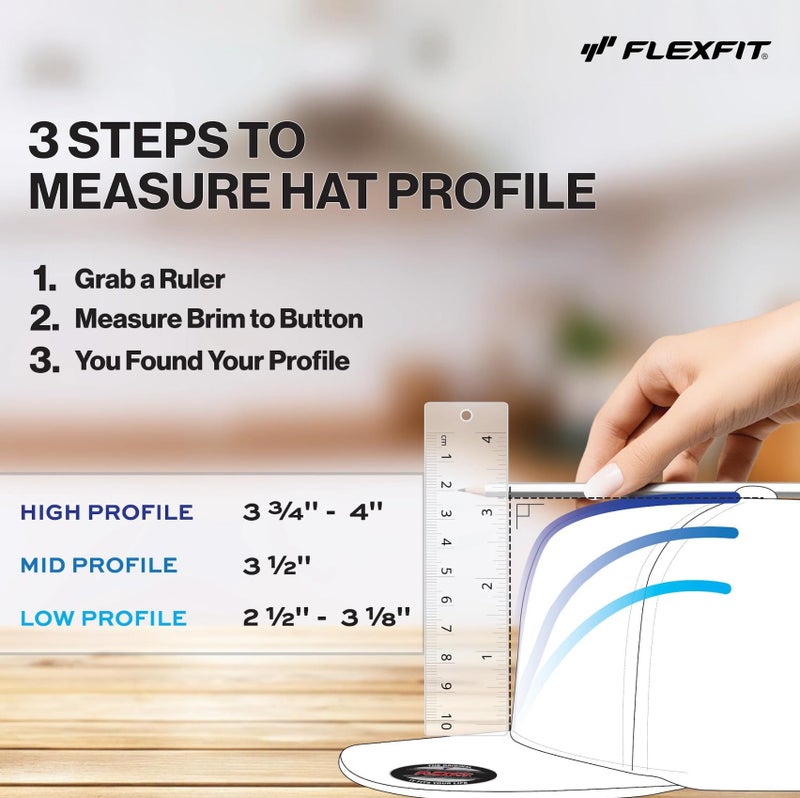 Flexfit Men's Wooly Combed Twill Fitted Baseball Cap, Royal, Large-X-Large - Image 2