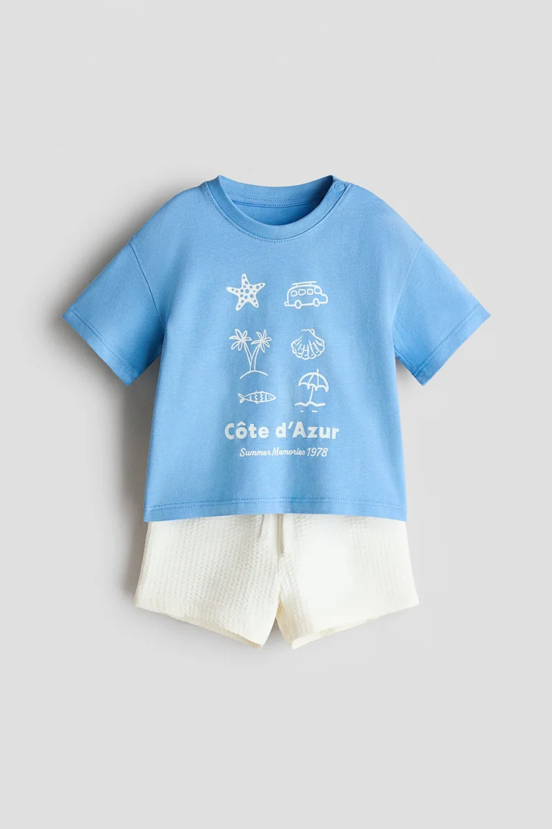 H&M 2-piece cotton jersey set