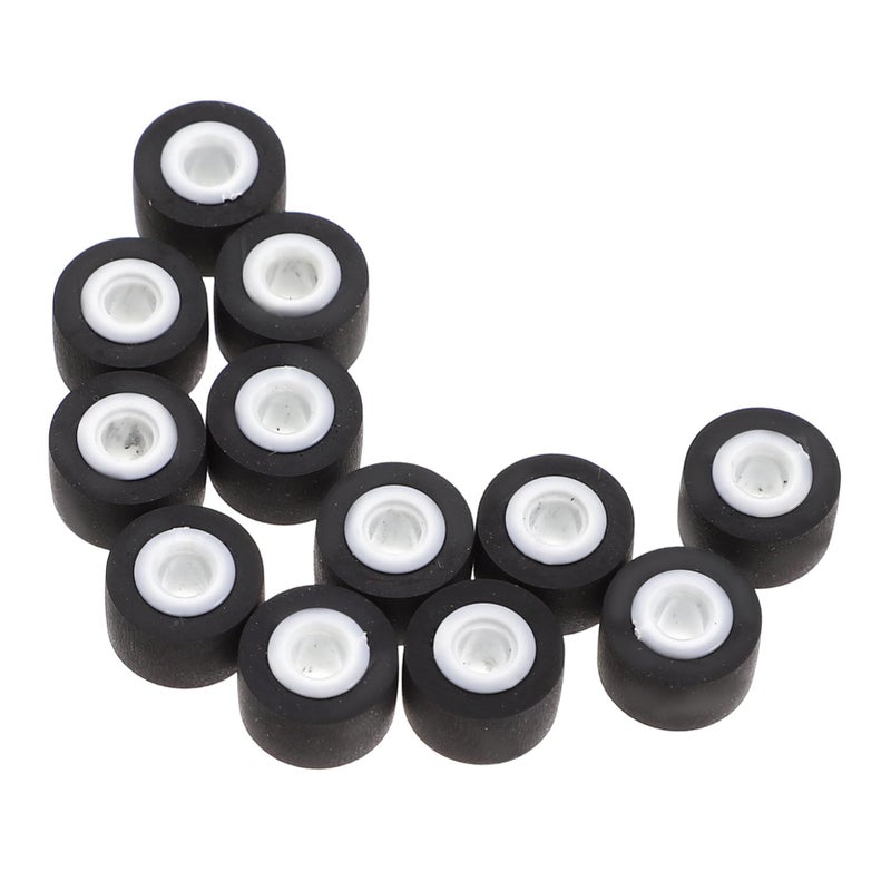 12 Pinch Roller Replacement Kit Durable Rubber Bearing for Audio Video Tape Player Cassette Deck Stereo Repair - Image 2