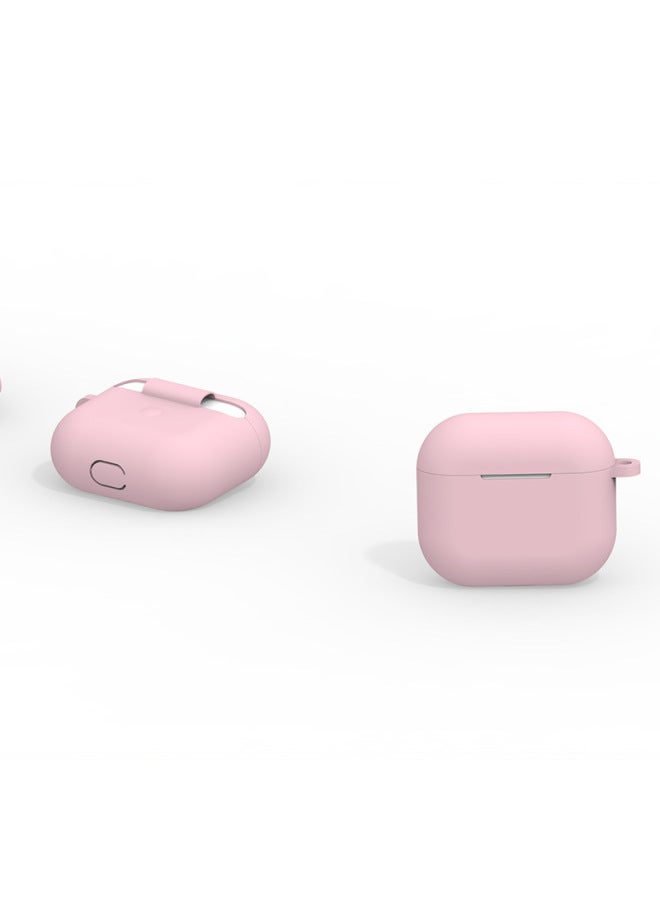 Applicable To Apple Airpods 3 Protective Case Airpods3 Case Earphone Silicone Protective Case-Color:496C Powder-Applicable Model:2021 Apple Airpods 3  - Image 1