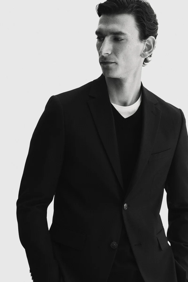 H&M  Regular Fit Single-breasted jacket for Men | Best Price UAE