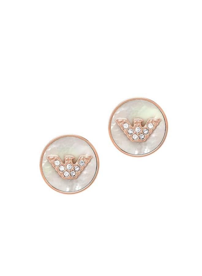 EMPORIO ARMANI Logo Stud Earrings - Image 2