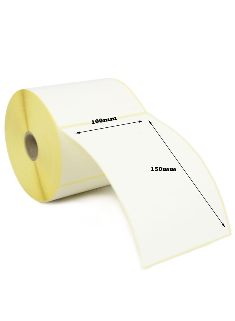 Alexvyan Direct Thermal Barcode Label Stickers - 4" X 6" 350 per roll (100mm 150 mm) Used for Printing Flex & other Shipping Labels - Image 2