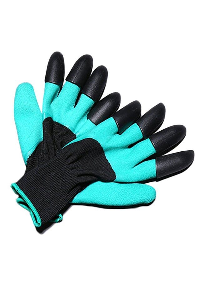 Garden Gloves Claws Fingertips Green Gardening right hand gloves with claws Gardening right hand gloves with claws brown