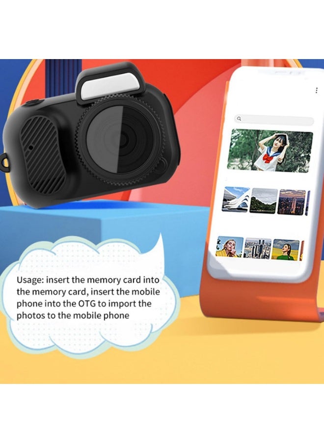 Mini Digital Camera, 1080P 2MP Thumb Camera with 0.97In Color Screen, 160° Wide Angle Lens, Micro USB Interface, Wrist Strap, Portable Video Record(16GB) - Image 5