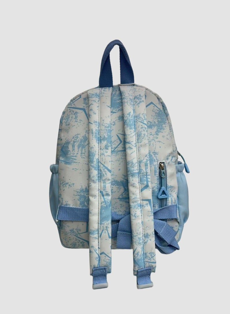 FASHION Trendy Light Blue Star - Splatter Design Girls' Small-sized Backpack High Quality Wear-Resistant Fabric, With Certain Waterproofness For Backpacks And School Bags. - Image 4