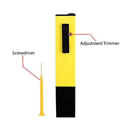 Shapure Digital LCD Pocket Pen Type pH Meter for Water Purity Pool Aquarium Measurement - Image 2