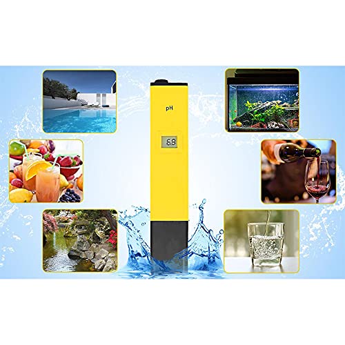 Shapure Digital LCD Pocket Pen Type pH Meter for Water Purity Pool Aquarium Measurement - Image 3