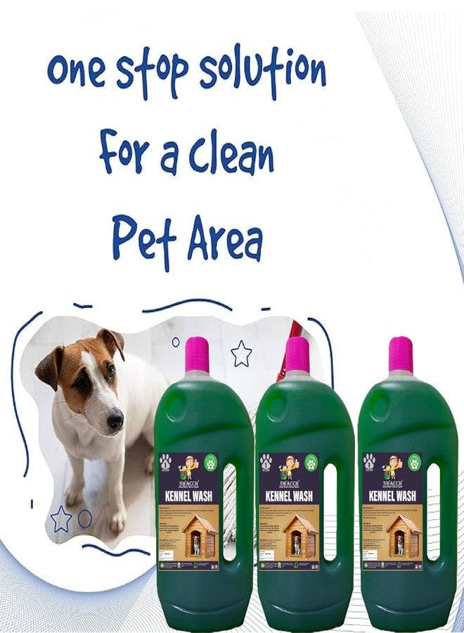 swacch Kennel Wash (1 Litre) (Pack of 3) Mogra I Pet Stain & Odour Remover I Pet Floor Cleaner Liquid I Dog and Cat Friendly - Image 4