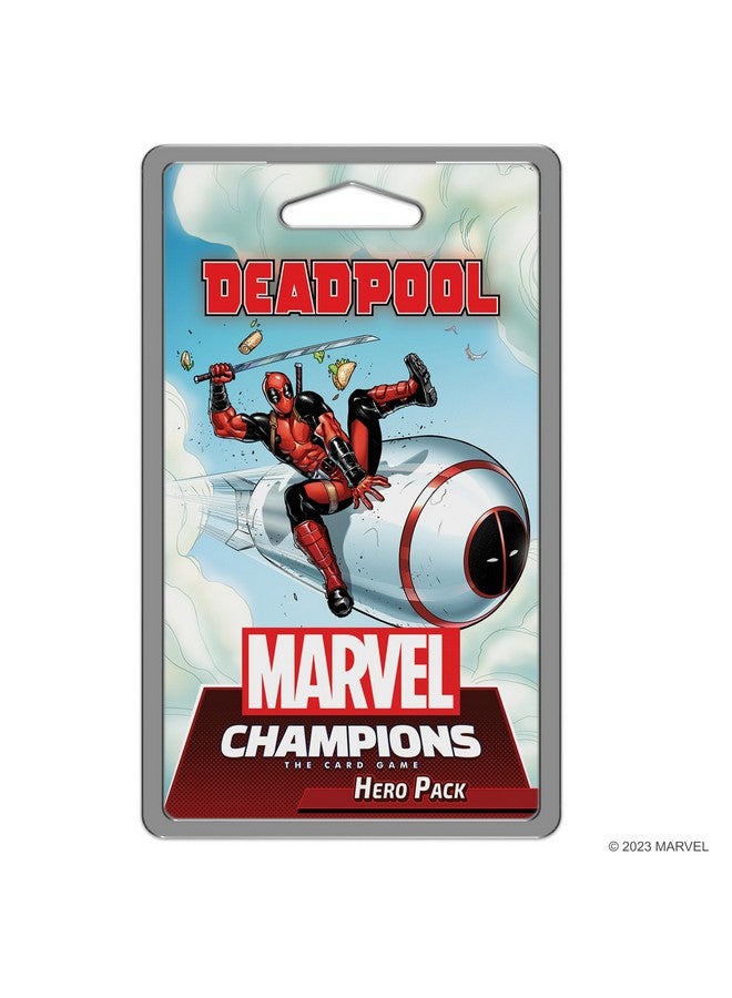 Fantasy Flight Games Marvel Champions The Card Game Deadpool EXPANDED HERO PACK - Superhero Strategy Game, Cooperative Game for Kids and Adults, Ages 14+, 1-4 Players, 45-90 Minute Playtime, Made by Fantasy Flight Games - Image 1