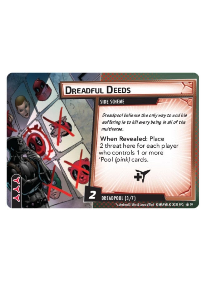 Fantasy Flight Games Marvel Champions The Card Game Deadpool EXPANDED HERO PACK - Superhero Strategy Game, Cooperative Game for Kids and Adults, Ages 14+, 1-4 Players, 45-90 Minute Playtime, Made by Fantasy Flight Games - Image 5