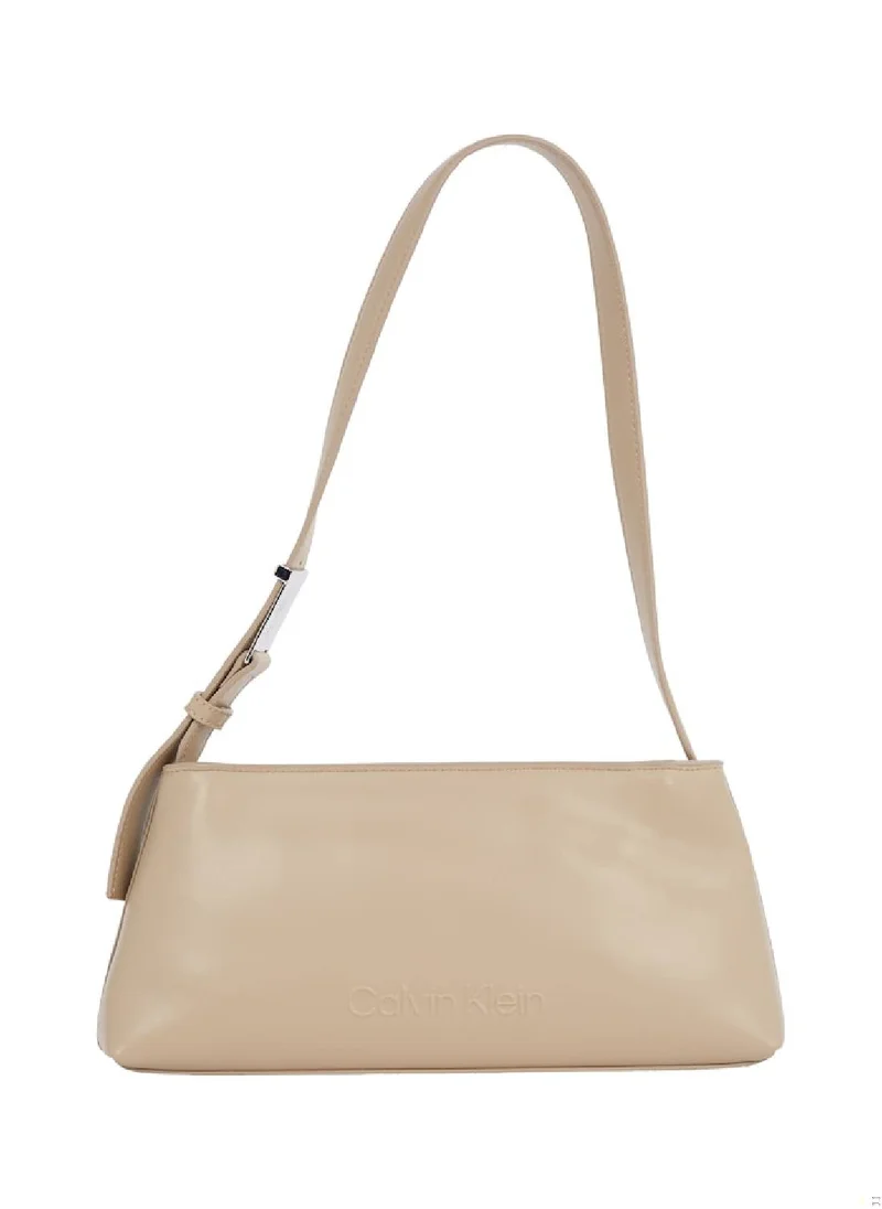 CALVIN KLEIN Women's Shoulder Bag - Polyester blend, Beige