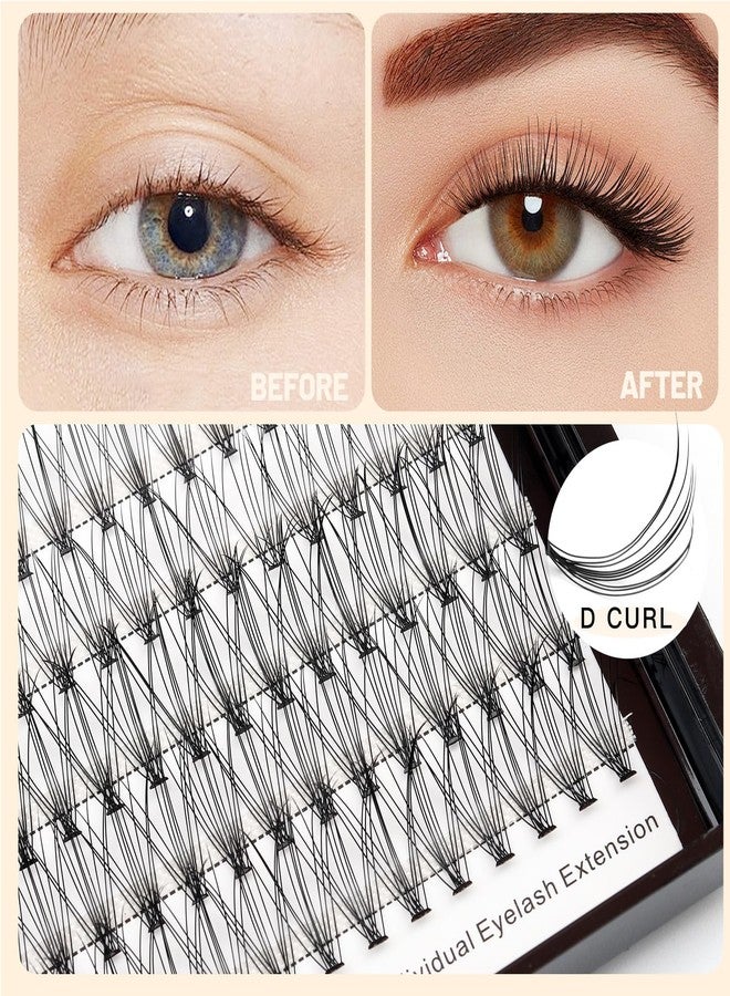Vayator →VAYATOR False Eyelashes Kit 7D/10D/20D/30D/40D/50D 200pcs D Curl 10-18mm Mixed Mink Eyelashes Extension Natural Faux Eyelashes Individual Lashes Makeup Tools (10D-12-14mm Mixed) - Image 2