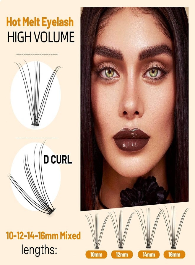 Vayator →VAYATOR False Eyelashes Kit 7D/10D/20D/30D/40D/50D 200pcs D Curl 10-18mm Mixed Mink Eyelashes Extension Natural Faux Eyelashes Individual Lashes Makeup Tools (10D-12-14mm Mixed) - Image 3