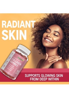 Daynee 60 Vegan Gummies Collagen Gummies，Beauty Nails & Hair，Promotes Smooth Skin，Joint & Bone Health，Digestion & Immune  - Image 5